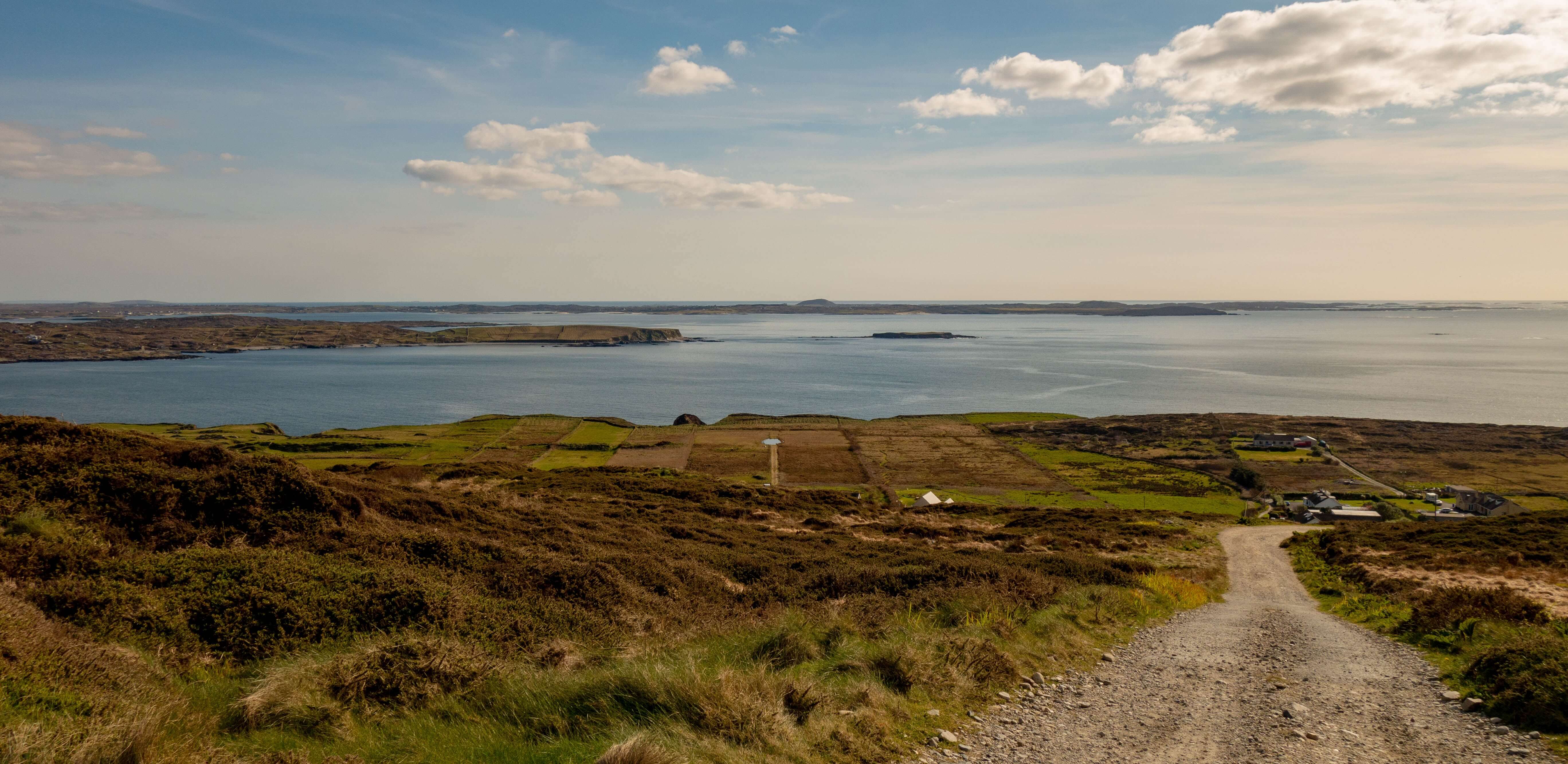 Dirt road Connemara Loop Co Galway