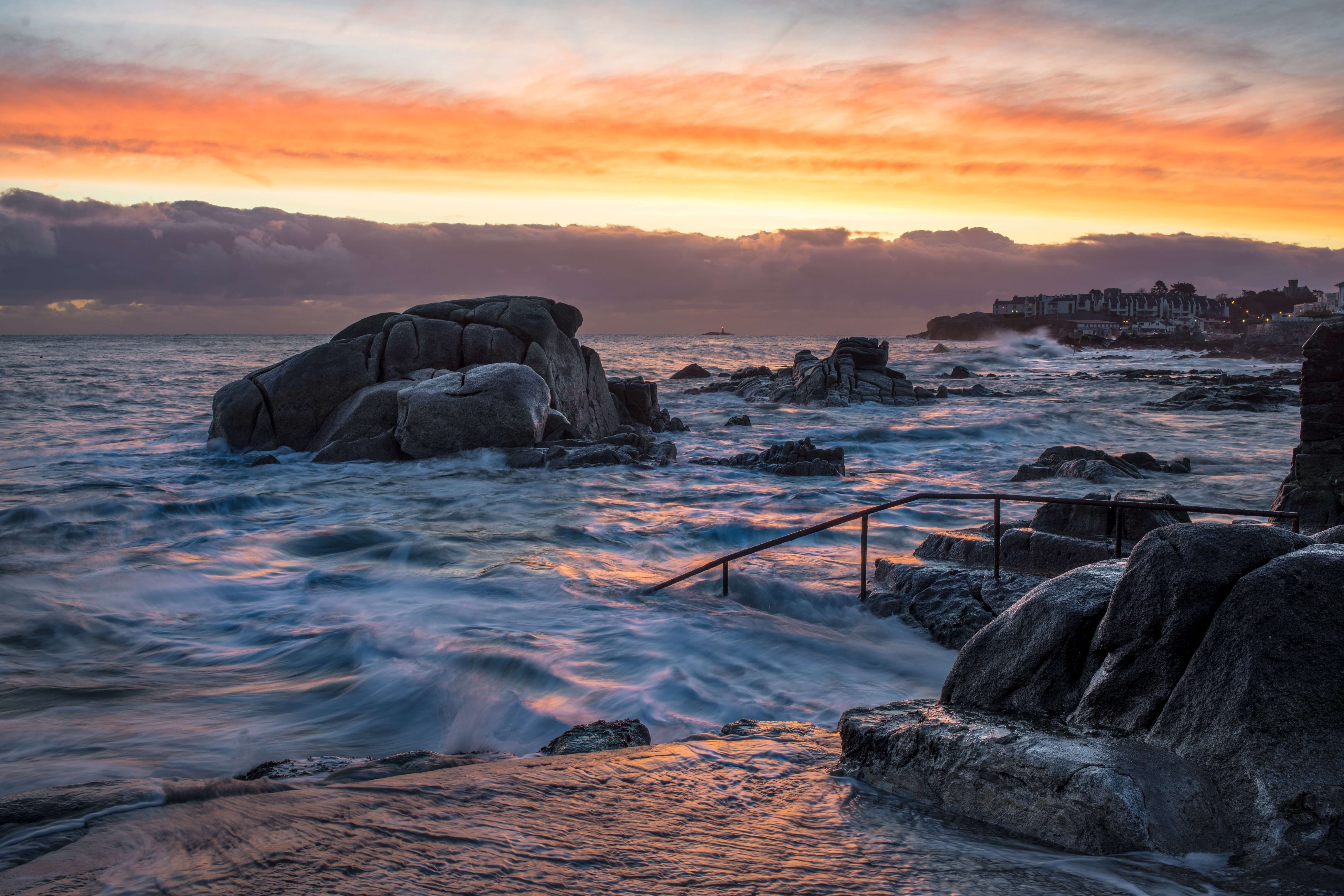 Forty Foot bathing area Dublin